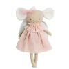 Alimrose Angel Baby Mouse 25cm Pink Silver