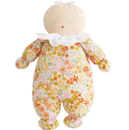 Alimrose Asleep Awake Baby Doll Sweet Marigold 24cm - Image 2