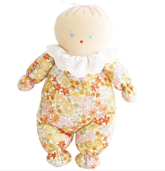 Alimrose Asleep Awake Baby Doll Sweet Marigold 24cm