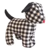 Alimrose Musical Puppy Black Check Linen