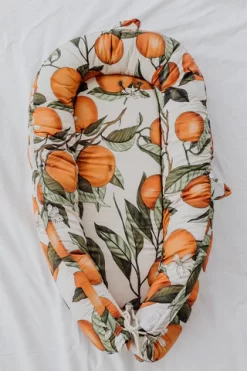 Bubba Bump Organic Baby Lounge Clementine