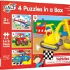 Galt Four Puzzles In A Box Vehicles