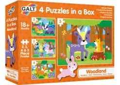 Galt Four Puzzles In A Box Woodland