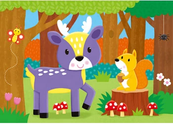 Galt Four Puzzles In A Box Woodland - Image 4