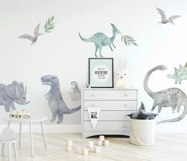 Ginger Monkey Dinosaur Decals