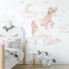 Ginger Monkey Dreaming Unicorn Wall Decal Set