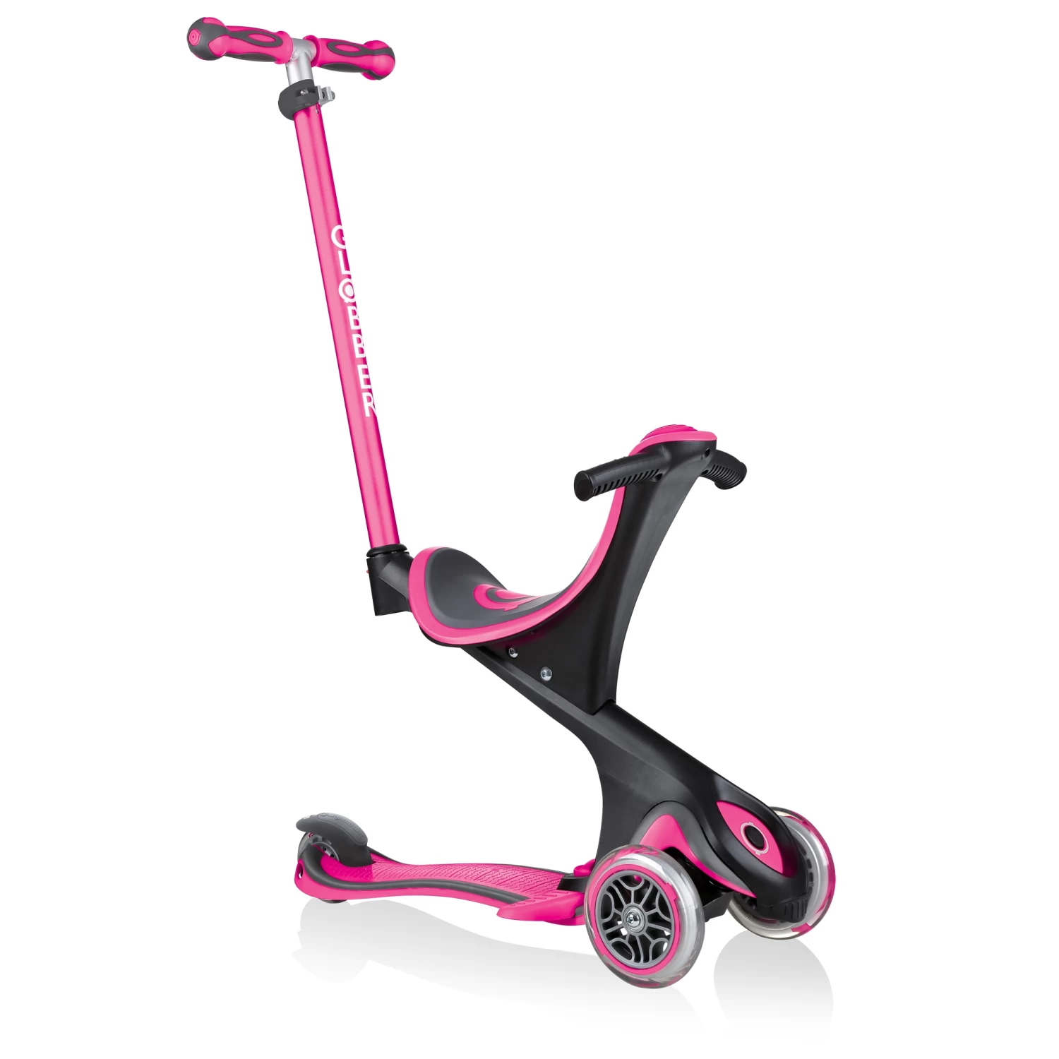 Globber Go Up Comfort Scooter Deep Pink
