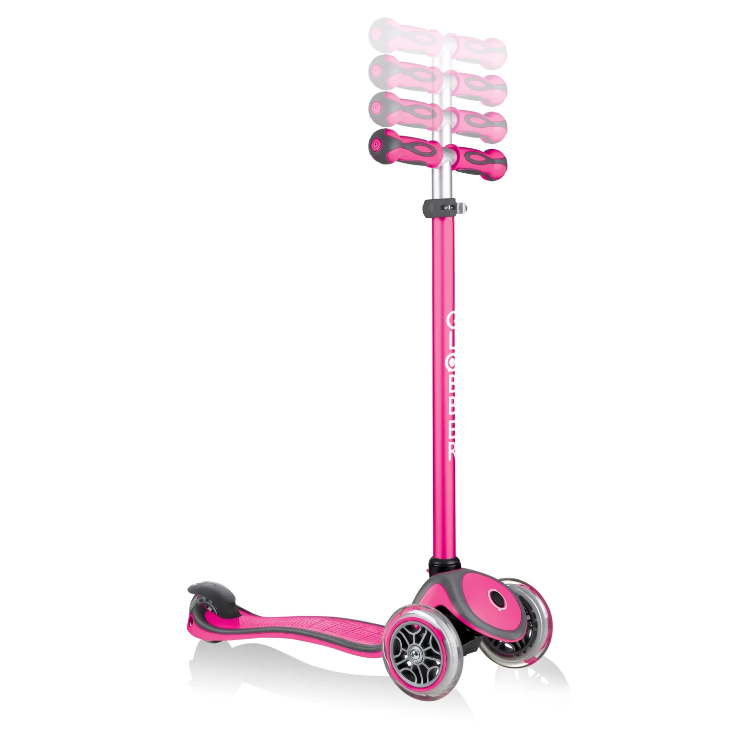Globber Go Up Comfort Scooter Deep Pink - Image 4