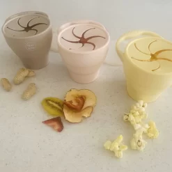 Mini & Me Snack Cup Collapsible With Lid