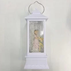 Christmas Angel White Lantern