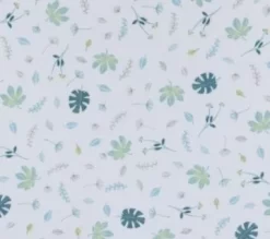 Living Textiles Organic Muslin Change Pad Cover Banana Leaf