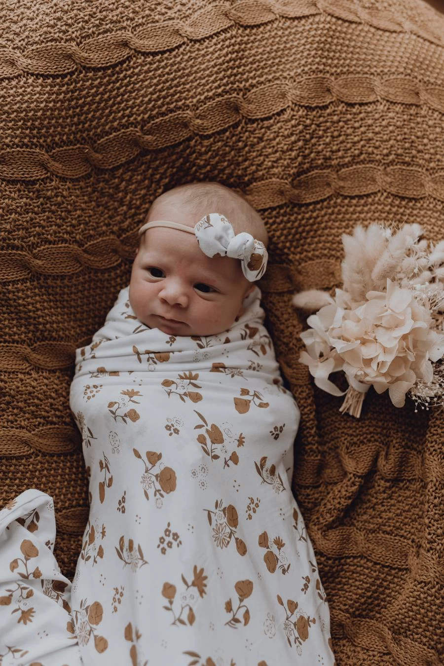 Luna Treasures Jersey Wrap Desert Daisy