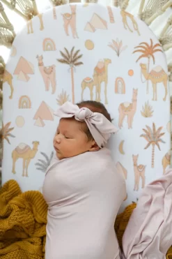 Luna Treasures Jersey Wrap Dusky Rose