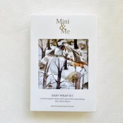 Mini & Me Baby Wrap Set Fox Hunt