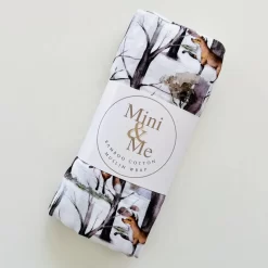 Mini & Me Bamboo Muslin Wrap Fox Hunt
