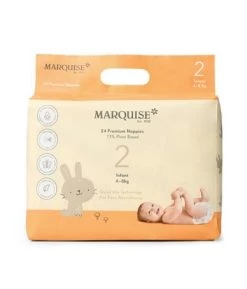 Marquise Infant Eco Nappies Size 2