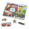Melissa & Doug Sound Puzzle Around The Fire Station