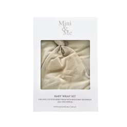 Mini & Me Baby Wrap Set Nude
