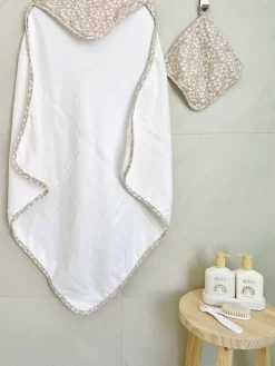 Mini & Me Hooded Towel & Wash Cloth Set Bethany
