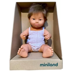 Miniland Doll Down Syndrome Caucasion Boy 38cm