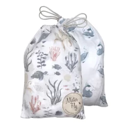 Mister Fly Bassinet Sheet Twin Pack Ocean