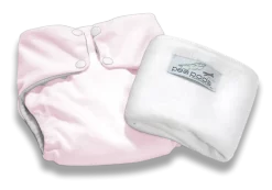 Pea Pods Reusable Cloth Nappy Pastel Pink
