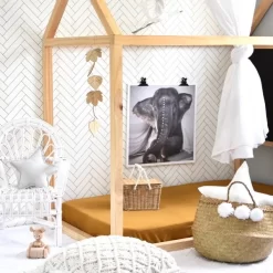 Snuggle Hunny Kids Fitted Cot Sheet Bronze