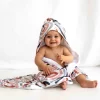 Snuggle Hunny Organic Hooded Baby Towel Rainbow Baby