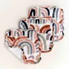 Snuggle Hunny Organic Wash Cloths 3 Pack Rainbow Baby