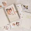 Truly Armor Bebé Baby Book With Keepsake Box And Pen - Oatmeal