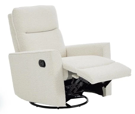 IL Tutto Felix Glider Recliner Nursery Chair Vanilla Bouclé - Image 4